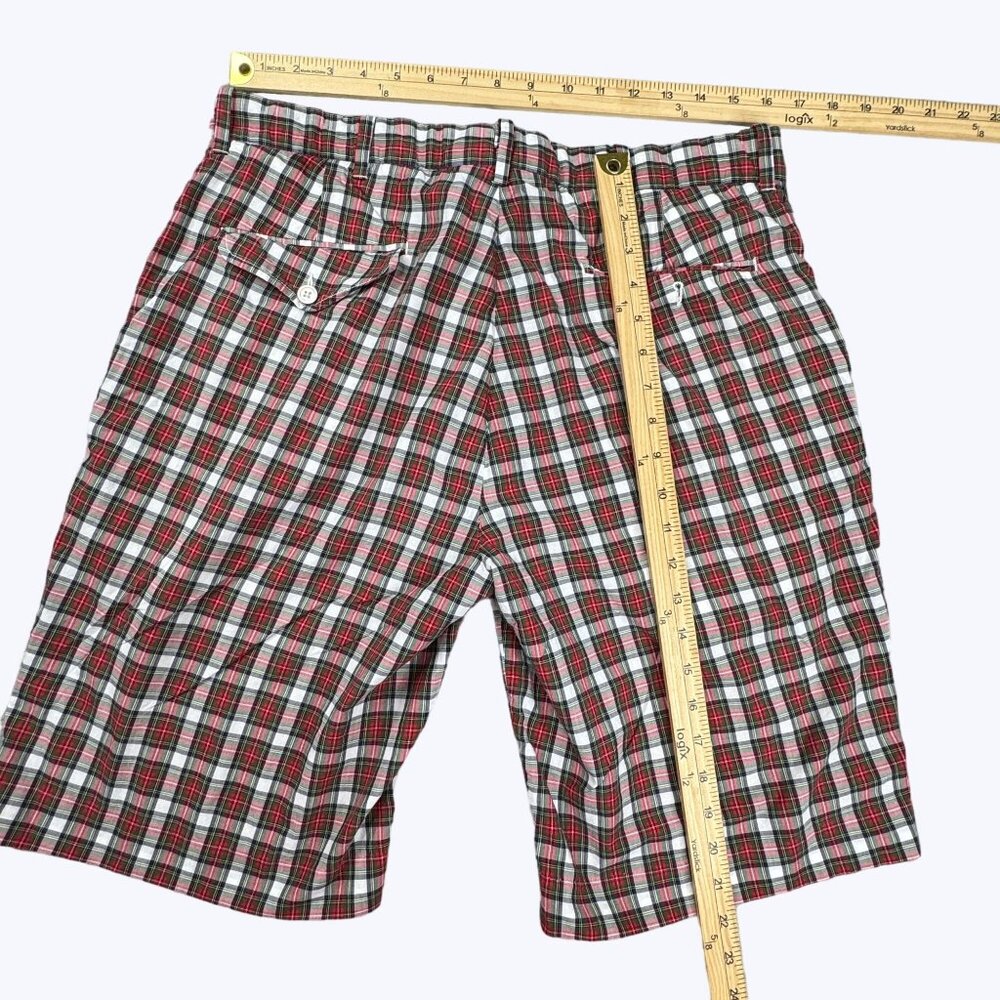Vintage Polo Ralph Lauren Men's Bleeker Shorts Size 36 Plaid Bradburry Fit - Picture 11 of 11